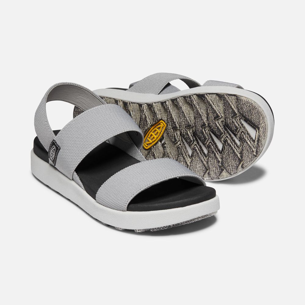 Keen Plaj Sandalet Kadın Gri - Elle Backstrap - Türkiye DXOA16452